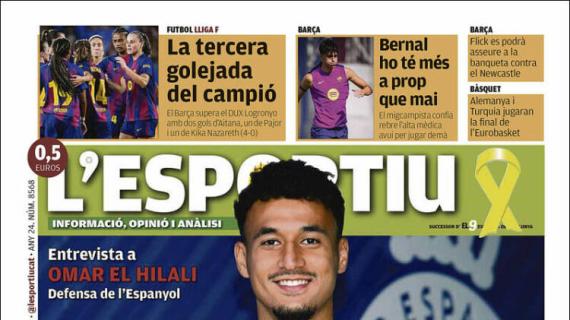 L'Esportiu: "La tercera goleada del campeón"