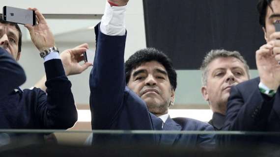 Maradona: "Di ventaja al resto con mi enfermedad"
