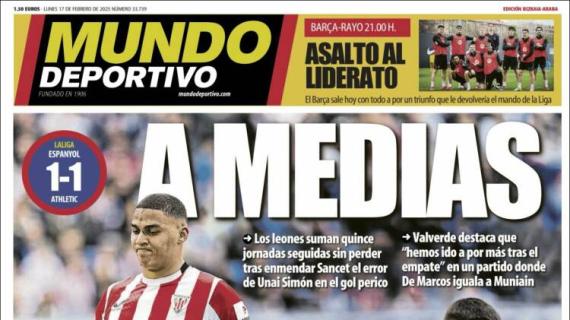 Mundo Deportivo, Ed.Vizcaya: "A medias"