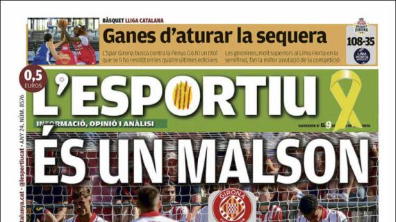 L'Esportiu, Ed.Girona: "Es una pesadilla"
