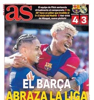 As: "El Barça abraza la Liga"
