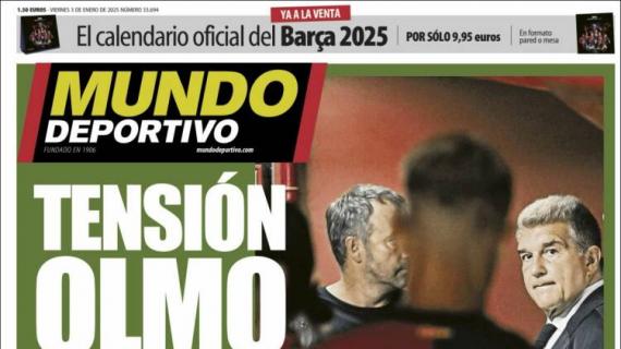 Mundo Deportivo: "Tensión Olmo"