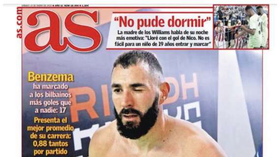 As: "Benzema, el azote del Athletic"