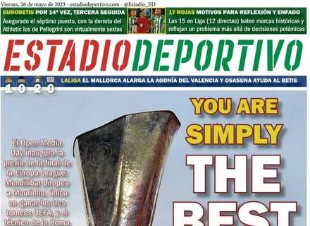 Estadio Deportivo: "You are simply the best"