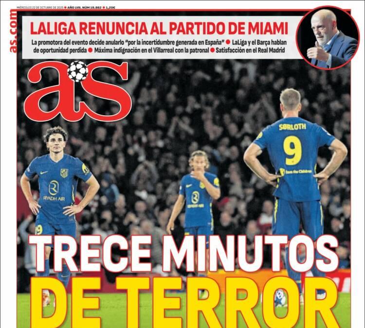 As: "Trece minutos de terror"