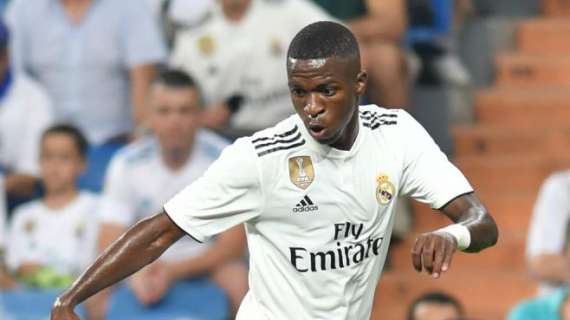 Vinícius Júnior convierte el segundo gol del Real Madrid