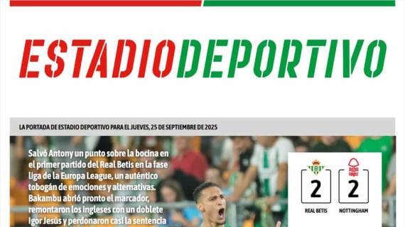 Estadio Deportivo: "Enrabietado"