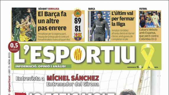 Michel en L'Esportiu: "Yo estoy tranquilo, y el equipo también"