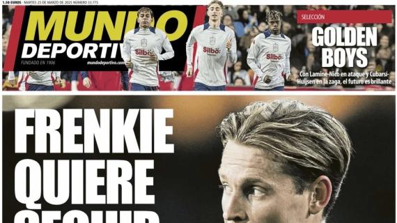 Mundo Deportivo: "Frenkie quiere seguir"