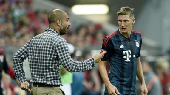 Guardiola sobre Schweinsteiger y el United: "Cuento con él, pero tiene que decidir cuál será su futuro"