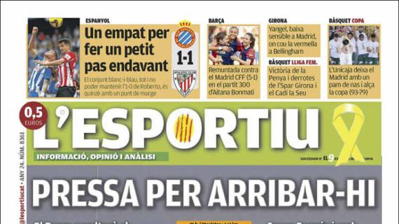 L'Esportiu: "Prisa por llegar"