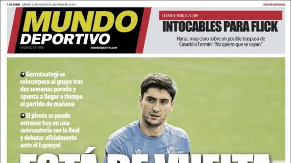Mundo Deportivo, Ed. Guipuzcoa: "Está de vuelta"