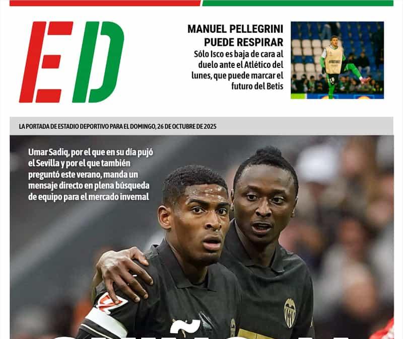 Estadio Deportivo: "Guiño al Sevilla"