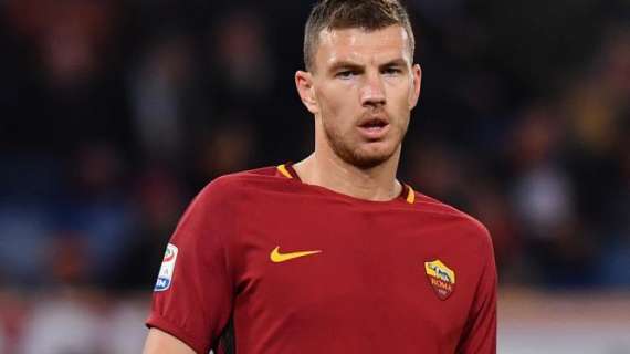 Roma, Dzeko enojado por su posible salida al Chelsea