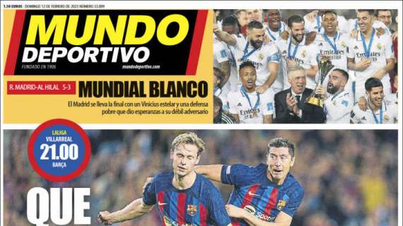 Mundo Deportivo: "Que siga el baile"