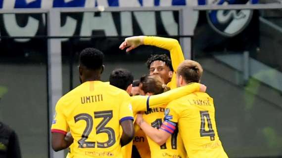 Ansu Fati adelanta al Barça ante el Inter (1-2)