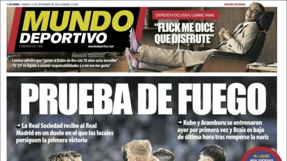 Mundo Deportivo, Ed.Guipúzcoa: "Prueba de fuego"