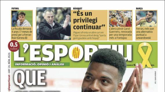 L'Esportiu, Ed.Girona: "Que salga bien"