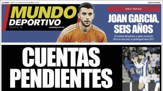 Mundo Deportivo, Ed.Guipuzcoa: "Cuentas pendientes"