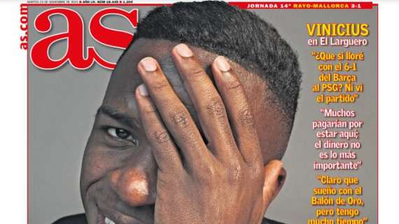 As, Vinícius Júnior: "Entre Madrid y Barça elegí bien"