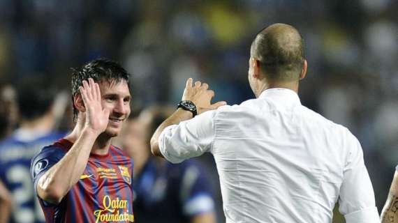 Guardiola sobre Messi: "Deseo que se retire en el Barça"