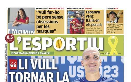 L'Esportiu, Oriol Romeu: "Le quiero devolver la confianza a Xavi"