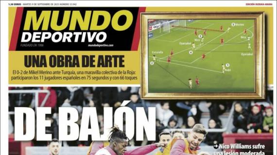 Mundo Deportivo, Ed.Vizcaya: "De bajón"