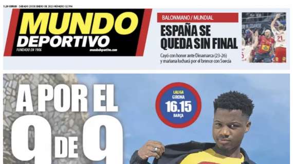 Mundo Deportivo: "A por el 9 de 9"