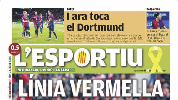 L'Esportiu, Ed.Girona: "Línea roja"