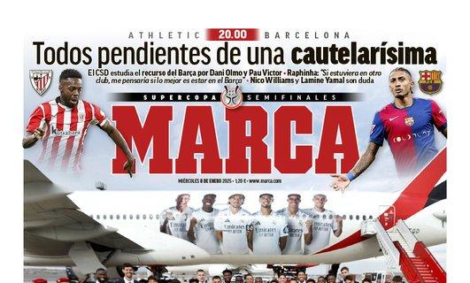 Marca: "El Madrid, como un avión"