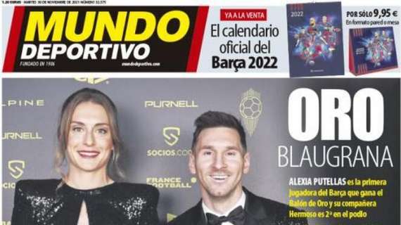 Mundo Deportivo: "Oro blaugrana"