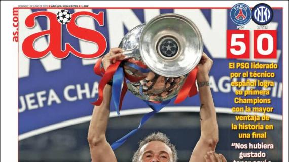 As: "La mano de Luis Enrique"