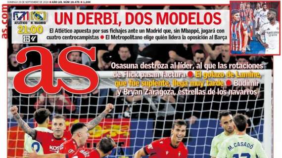 As: "El Barça descarrila"