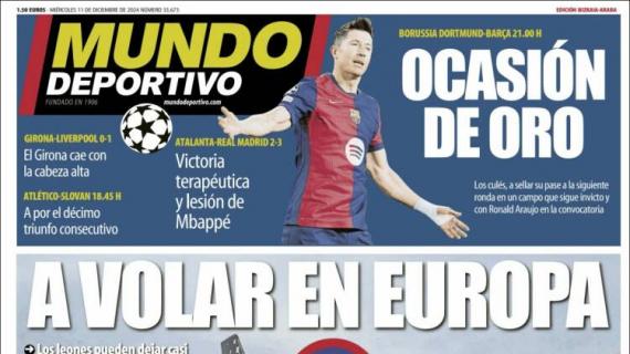 Mundo Deportivo, Ed.Vizcaya: "A volar en Europa"