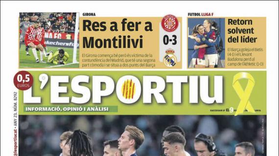 L'Esportiu: "Castigo al caos"