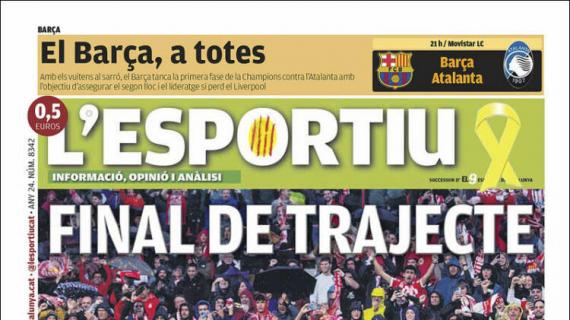 L'Esportiu, Ed.Girona: "Final de trayecto"