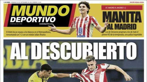 Mundo Deportivo, Ed.Vizcaya: "Al descubierto"