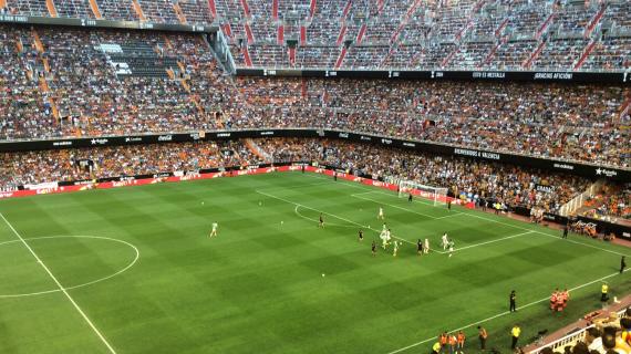 Valencia CF - Girona FC (19:30), formaciones iniciales