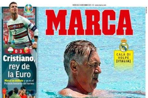 Marca: "Ancelotti refrescará al Madrid"