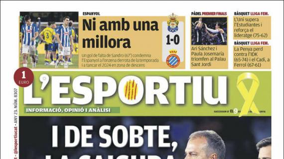 L'Esportiu: "Y de repente la caída"