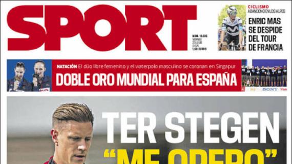 Sport, Ter Stegen: "Me opero"