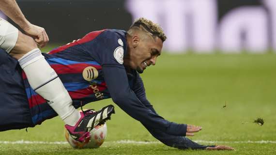 FC Barcelona, Raphinha sufre una lesión muscular (0-0)