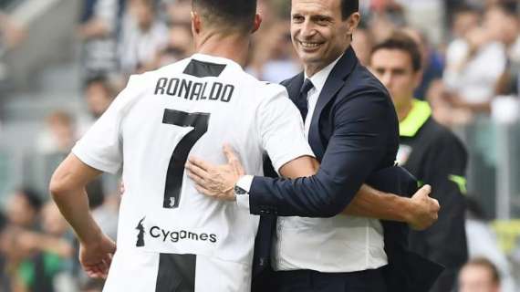 Juventus, Allegri: "Cristiano Ronaldo es un profesional serio dentro y fuera del campo"