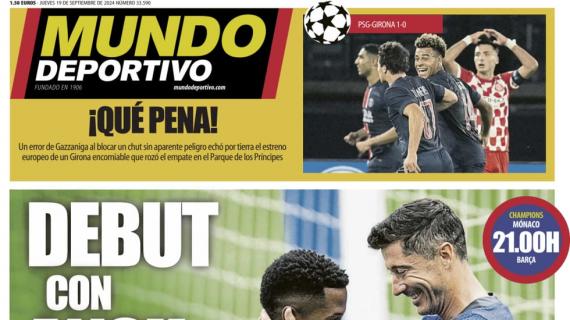 Mundo Deportivo: "Debut con Ansu"