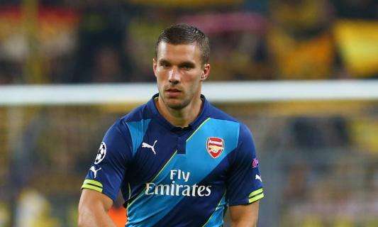 Arsenal, Podolski desmiente conflicto con Wenger