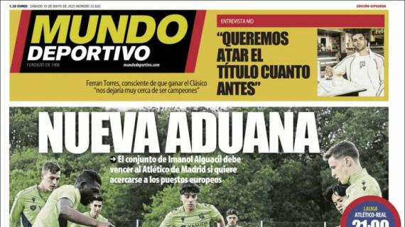 Mundo Deportivo, Ed.Guipuzcoa: "Nueva aduana"