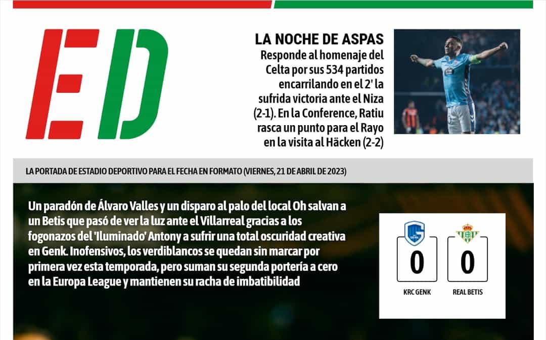Estadio Deportivo: "Apagados"