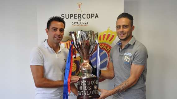 Xavi y Sergio García, con ganas de Supercopa de Catalunya, un derbi "atractivo"