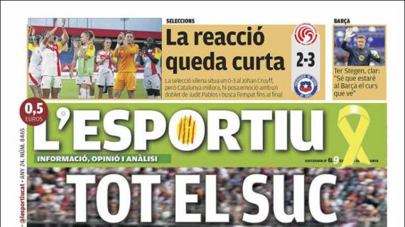 L'Esportiu: “La reacción queda corta“