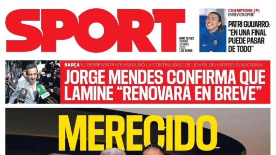 Sport: "Merecido"